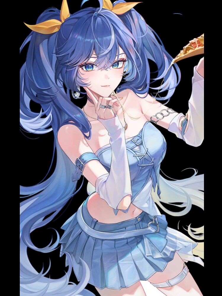 Iuno Wuthering Waves Eating Pizza by KomiArts