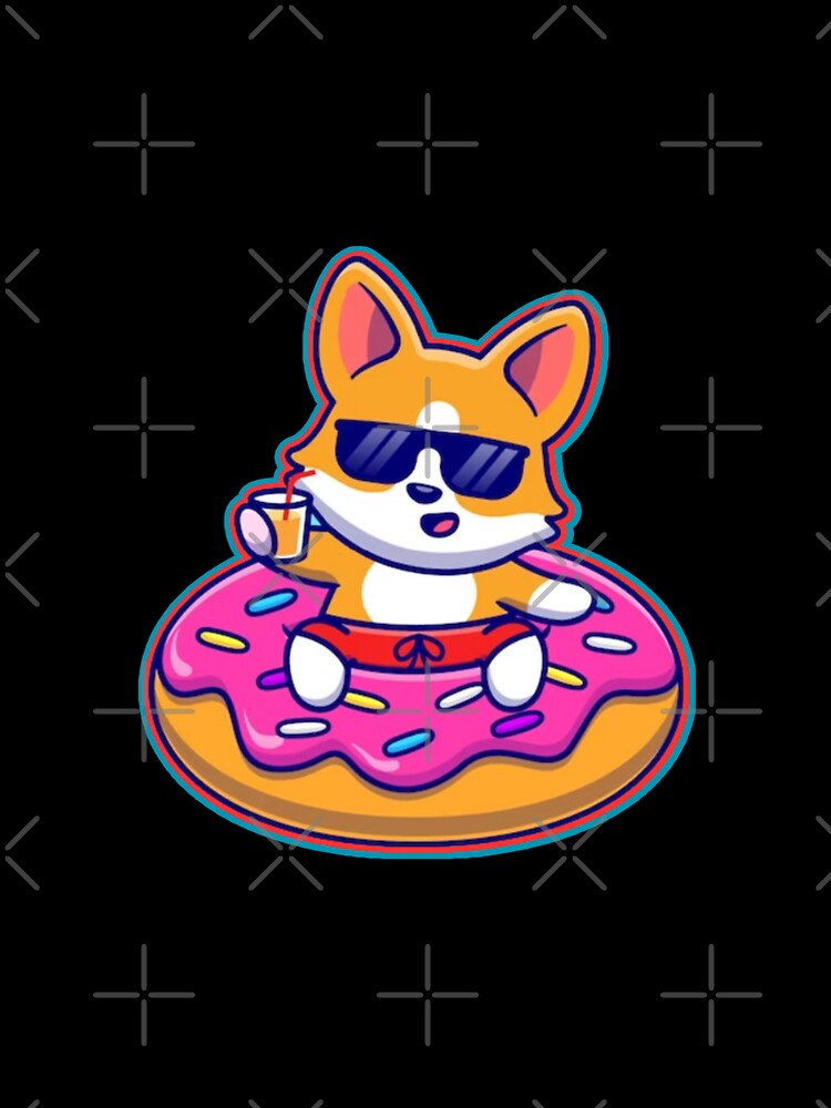 kawaii shiba inu dog bubble tea boba japan corgi by comicc