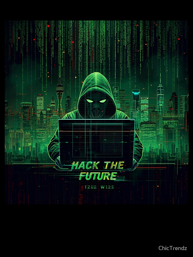 Code Rain Cyber Matrix Energy by ChicTrendz