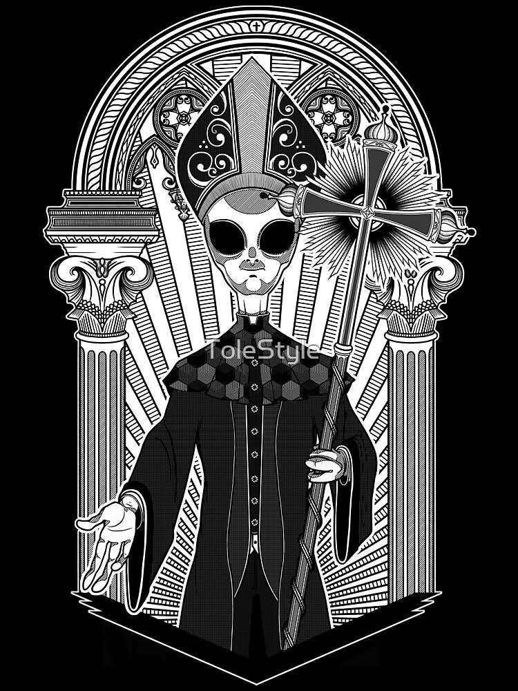 The alien Pope by ToleStyle