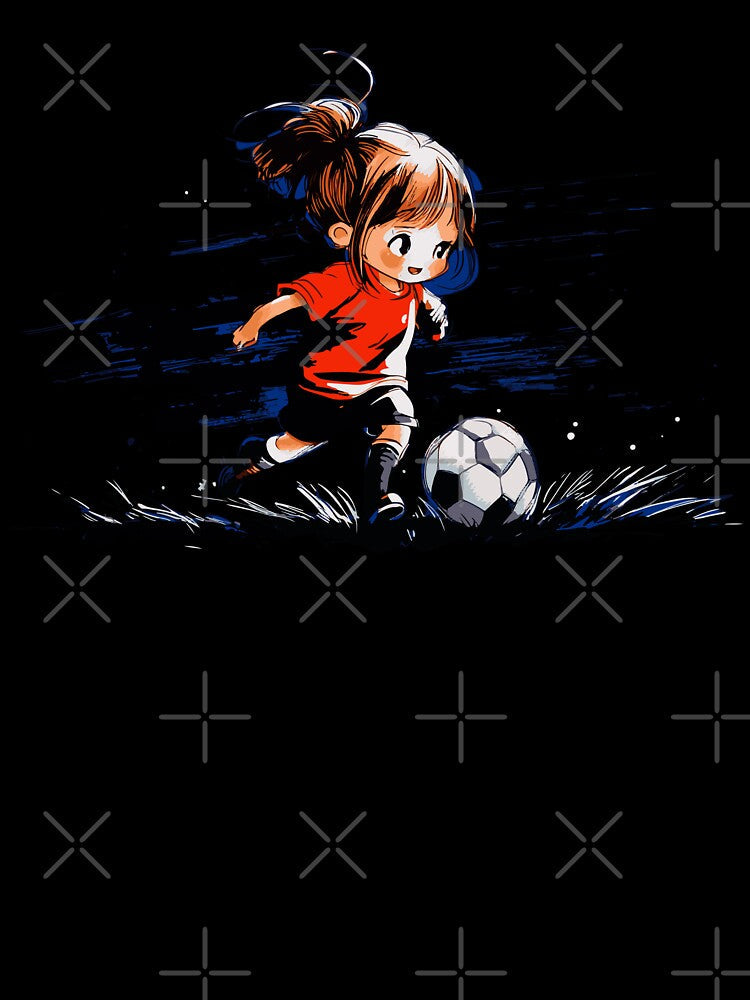 Chibi Girl Soccer Player by ClubVacay