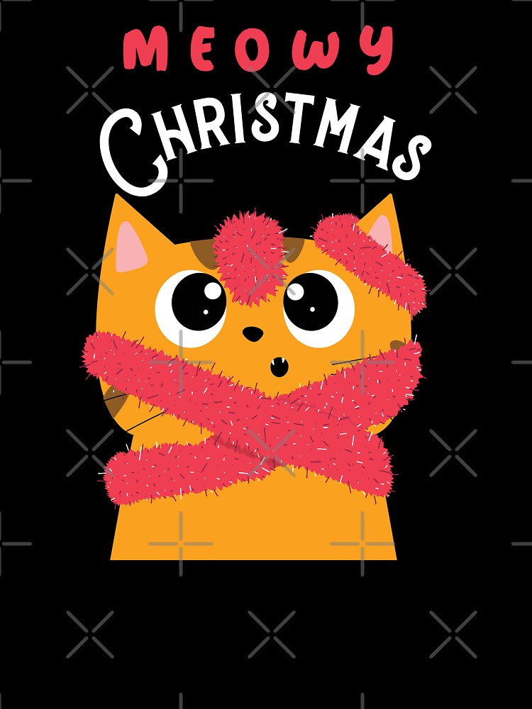 Meowy Christmas, Cat Lover's Christmas by Happy-PrintZ