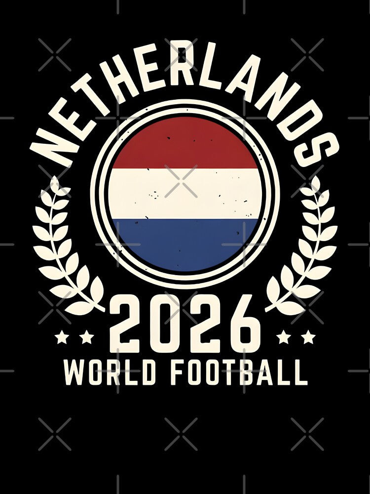 Netherlands Oranje 2026 | Vintage Football Supporter by dudelinart