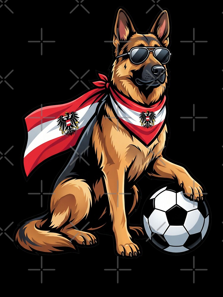 Austrian football dog by ReneMM