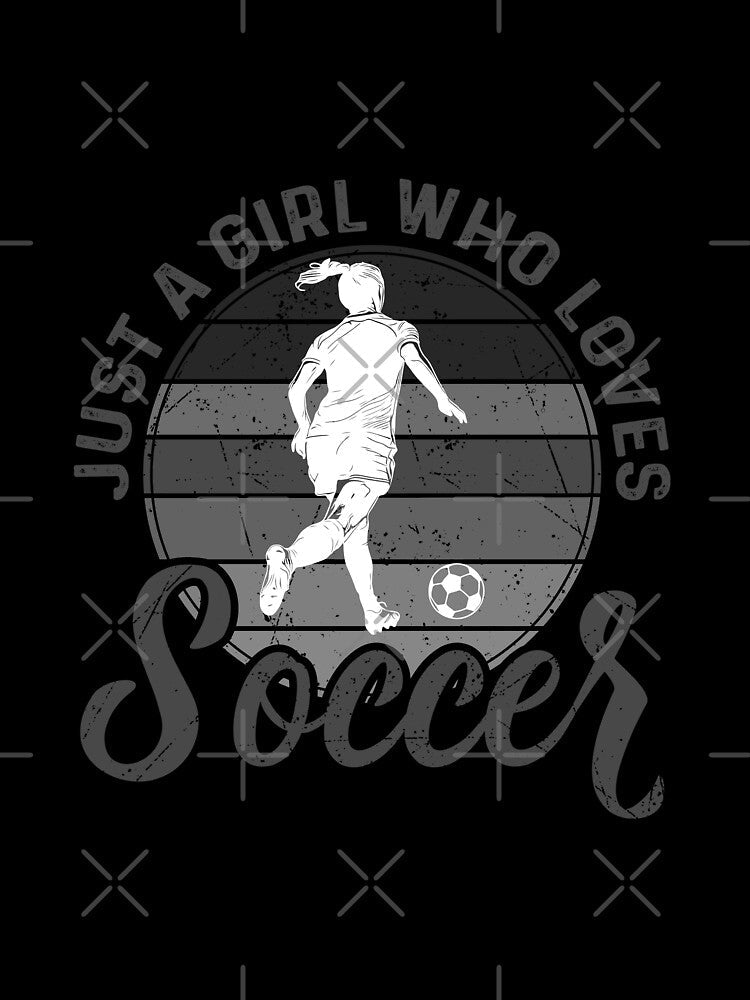 Soccer Player Girl by Rosaliartbook