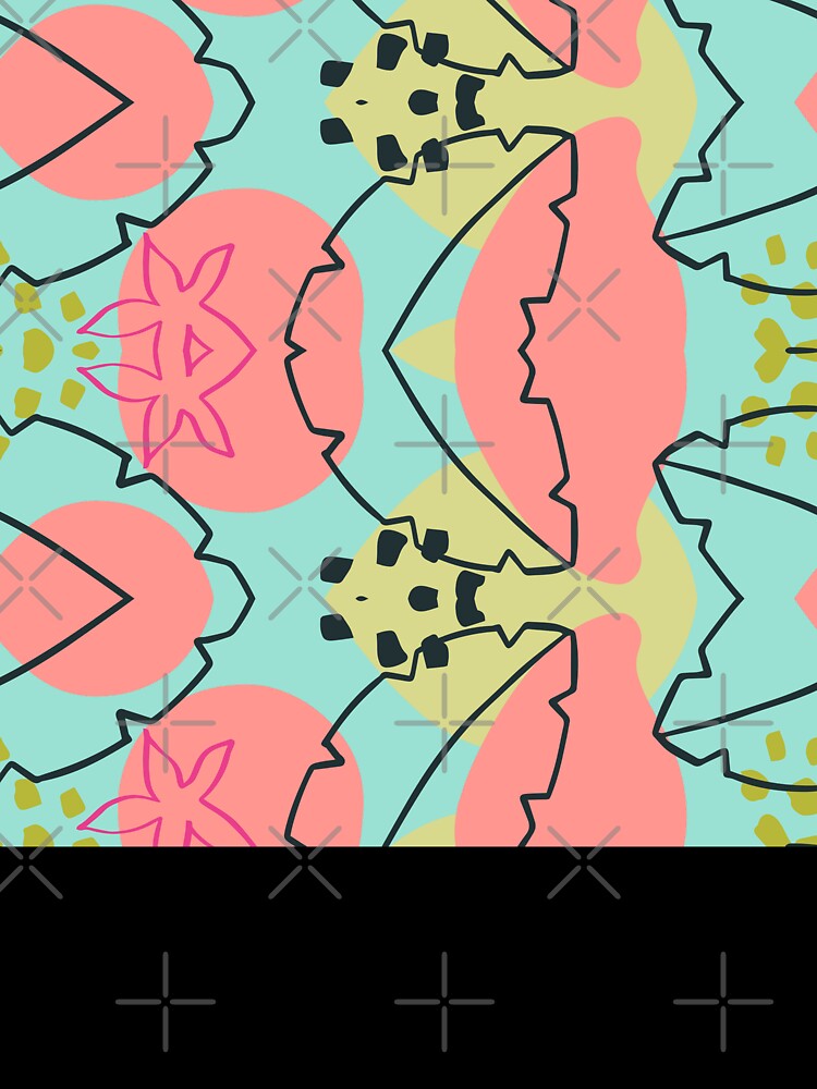 Abstract Retro patterns art cute design by Kamzzi