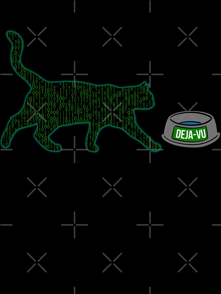 Deja-Vu Glitch Cat by QlickDesign