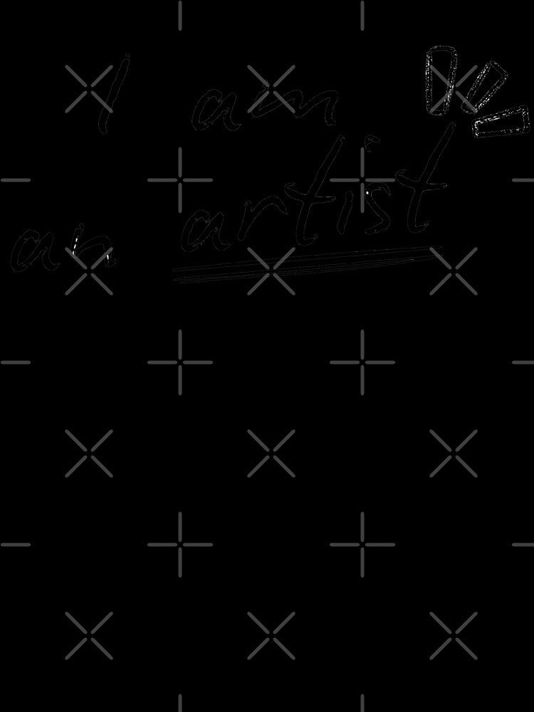 "I am an artist" - Simple minimalist design by SJ_Designs