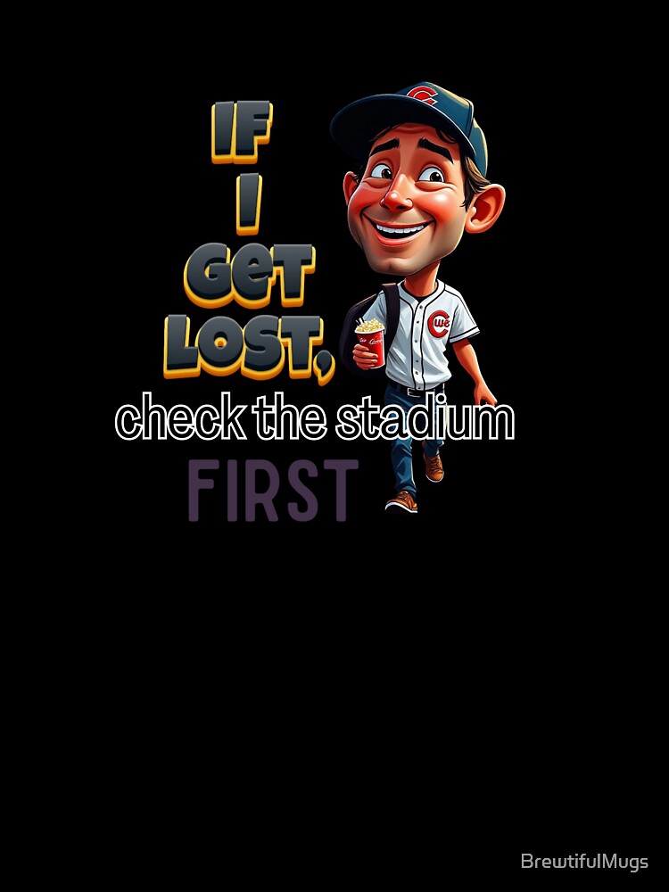 Lost? Try the Stadium – Sports Fan Humor Shirt & Mug by BrewtifulMugs