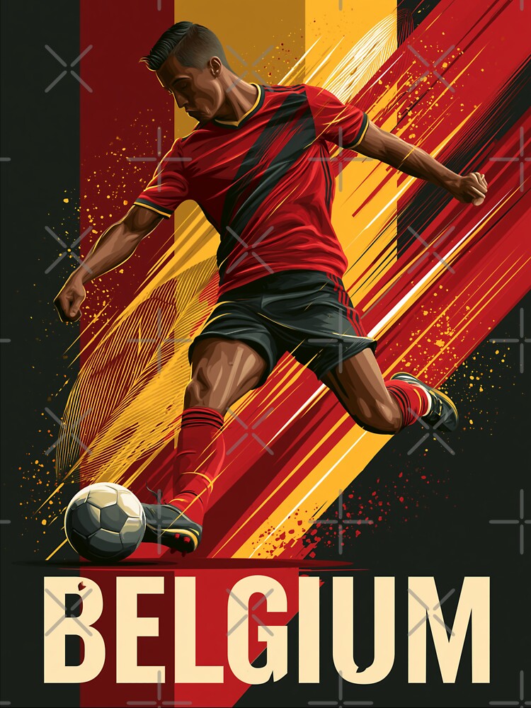 Belgium Soccer by StudioRedKoala