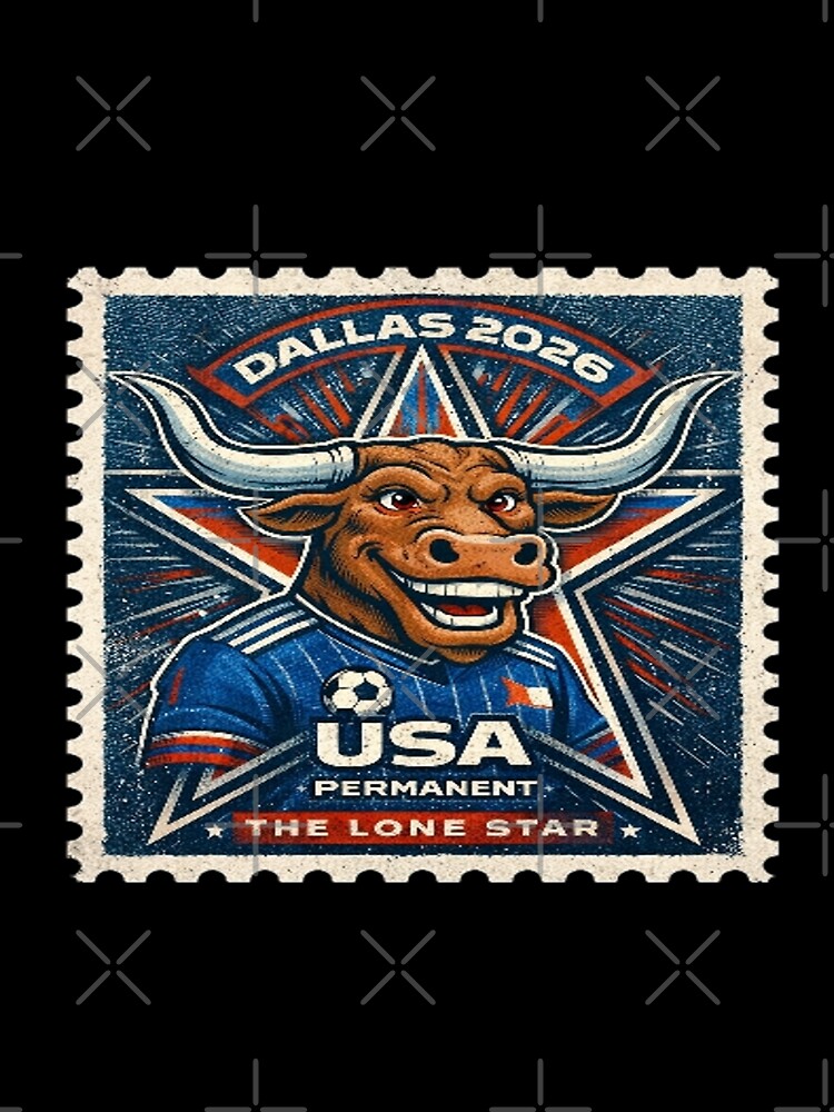 The Lone Star Kickoff: Dallas 2026 Commemorative Stamp by RDcollections