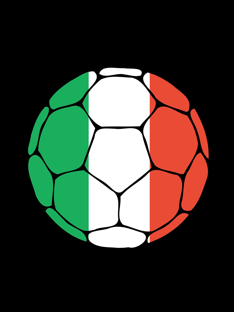 Italy Flag Soccer Ball by ehgraphics15