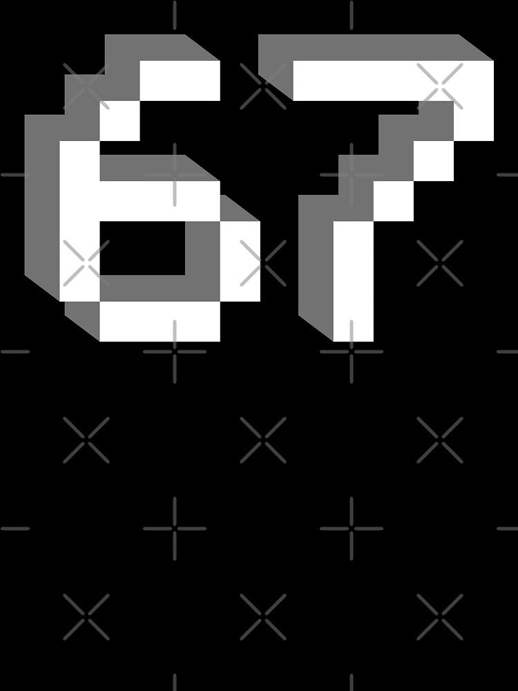 Six Seven 67 Pixel Meme by NosandEdgy
