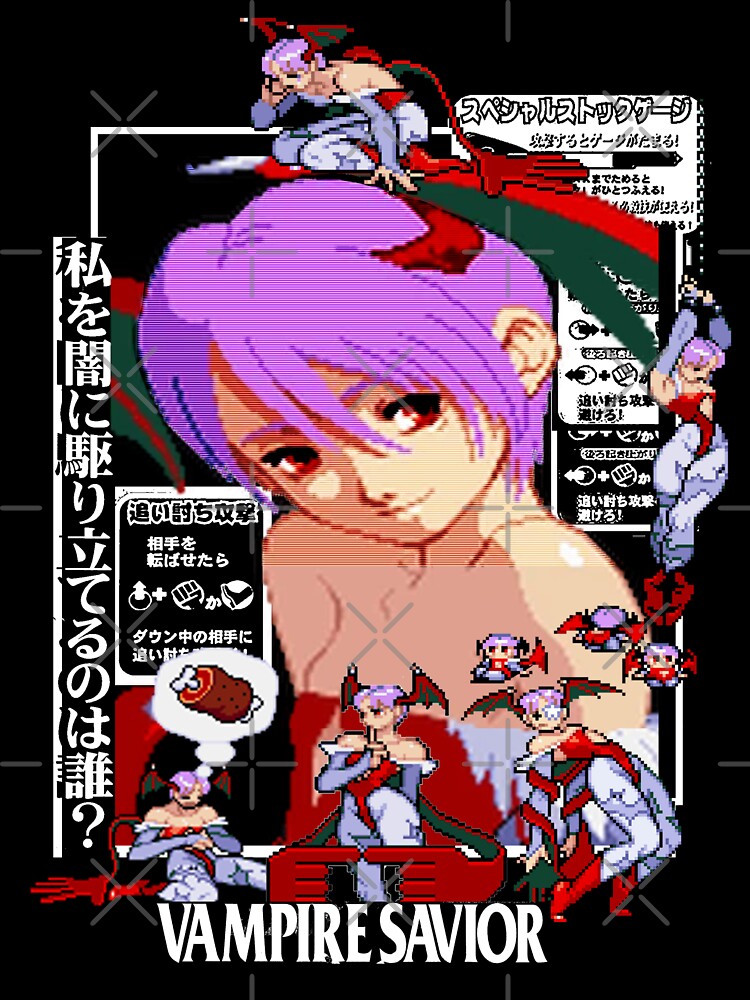 Darkstalkers Vampire Savior 2 lilith collage by Cent75