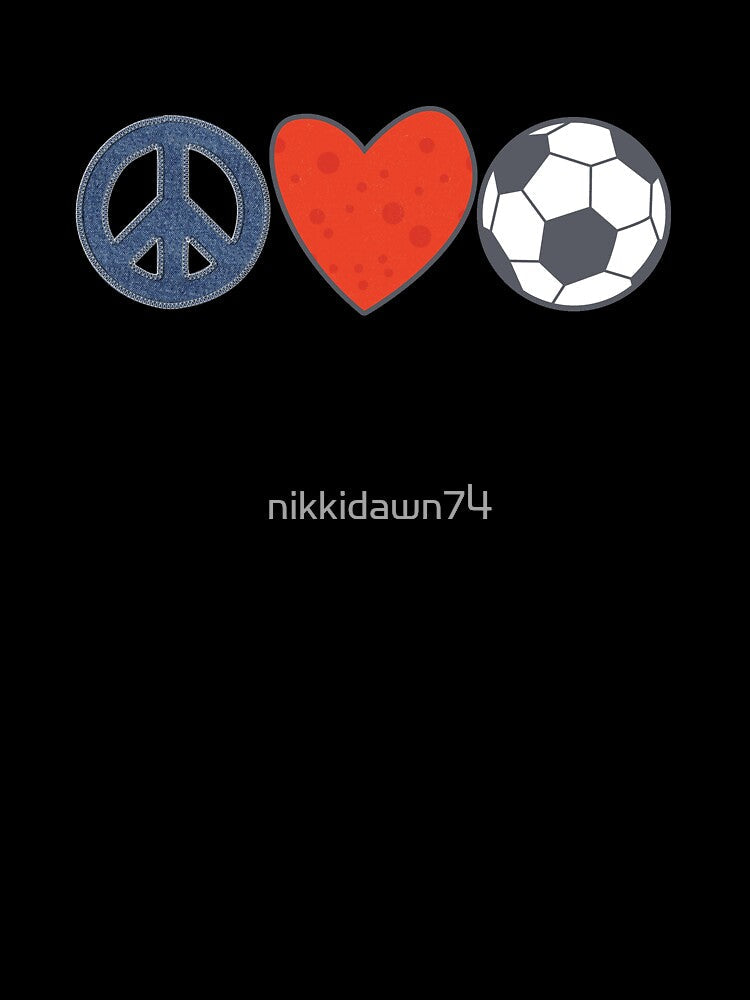 Peace Love Soccer product by nikkidawn74