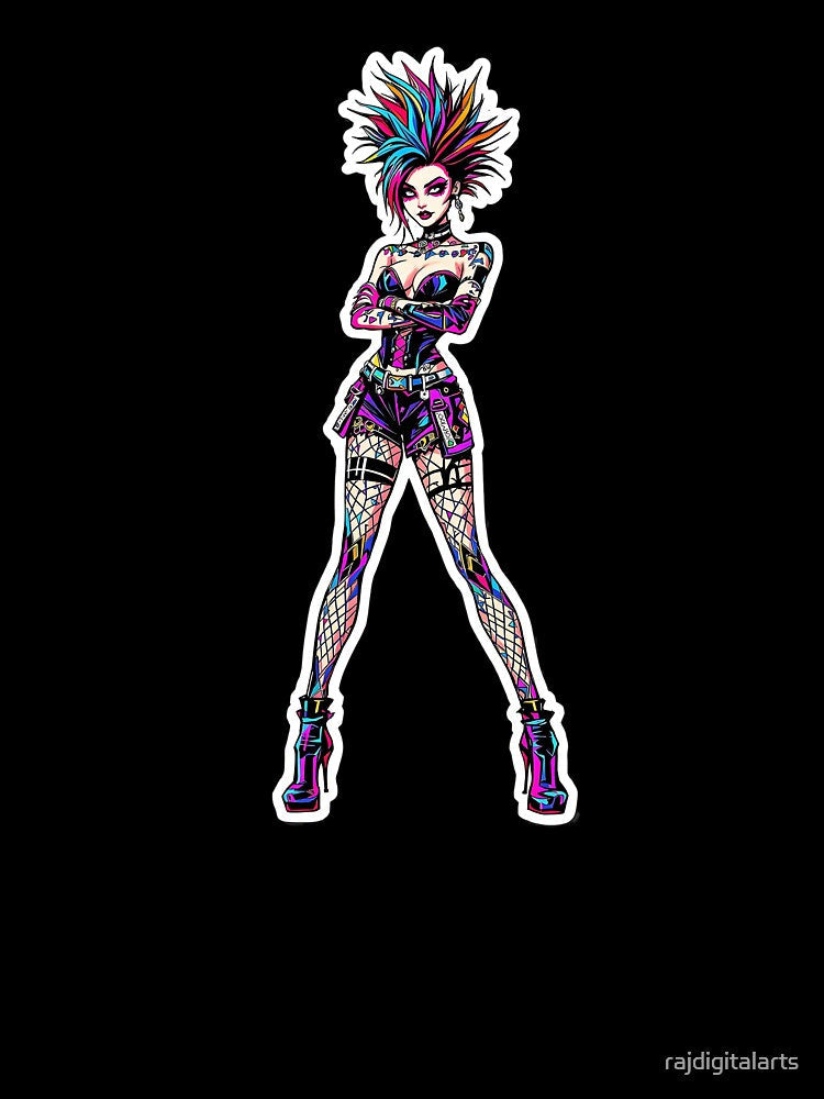 punk girl by rajdigitalarts