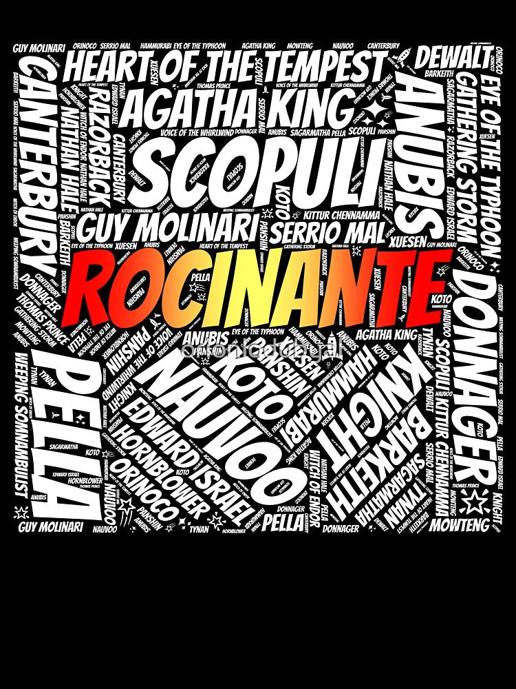 Screaming Firehawks Space Ship Names Red Version by orionlodubyal