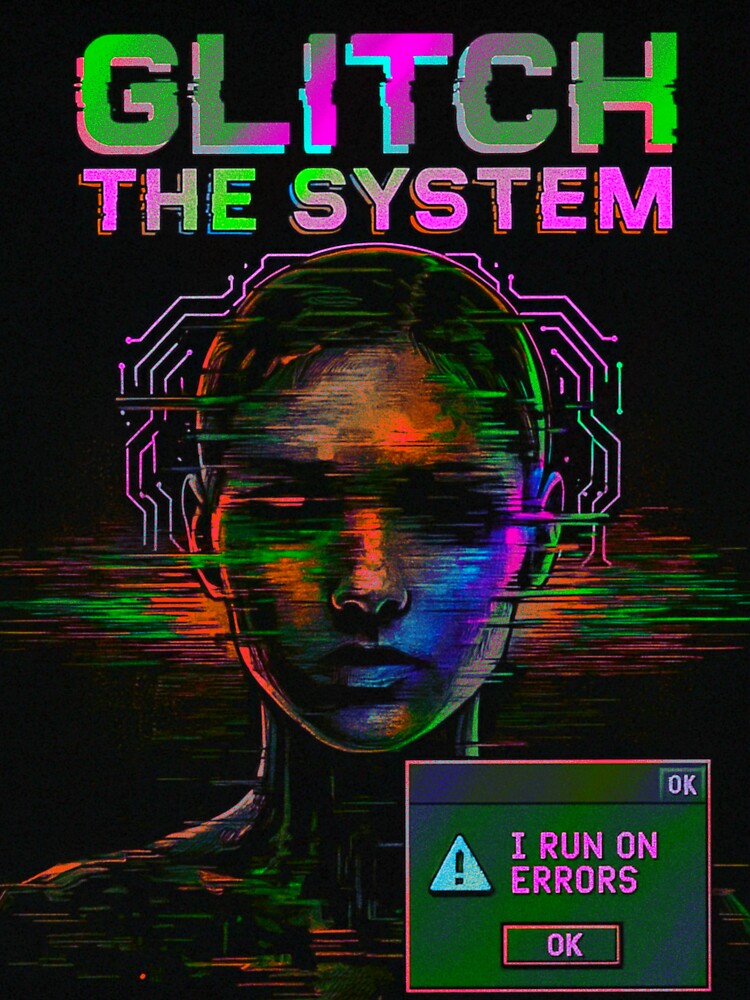 Glitch the System – Cyberpunk Glitchcore AI Aesthetic by WiktorMaciuszekArt