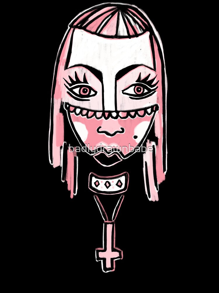 Pinkcore, Pastel Goth by badlydrawnbabe
