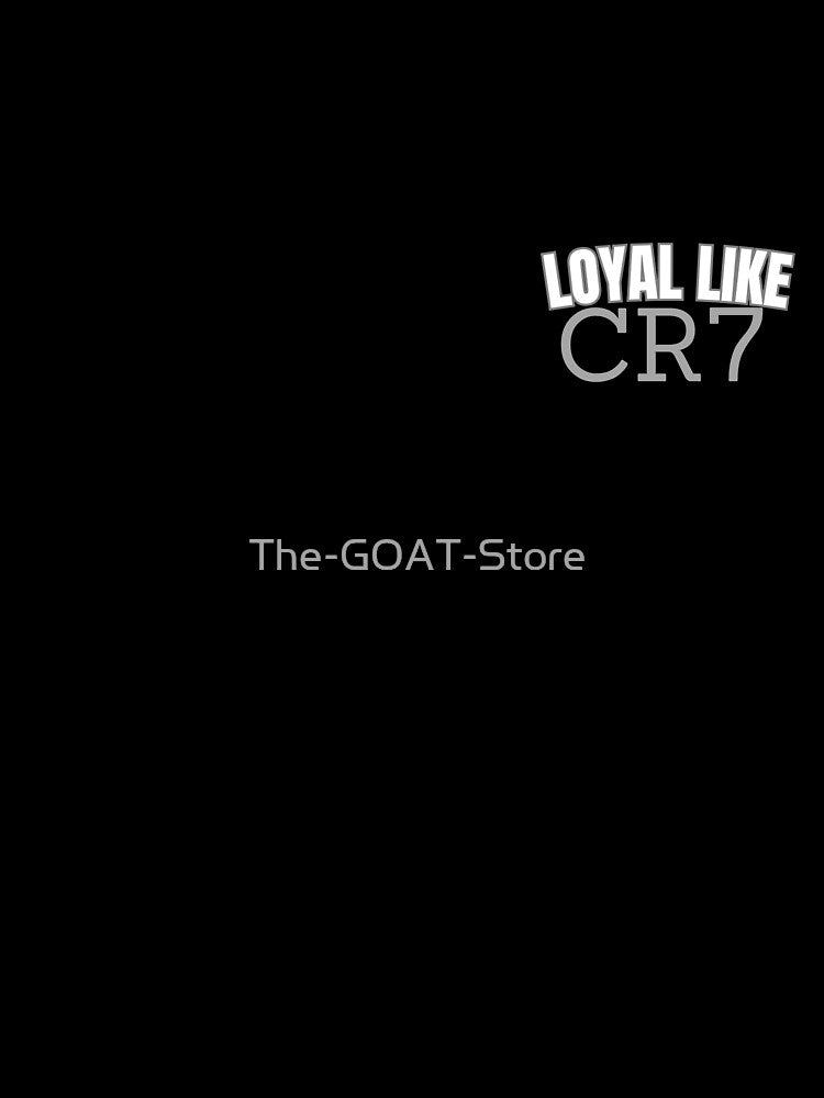 Loyal Like Ronaldo soccer futbol quote art gift by The-GOAT-Store
