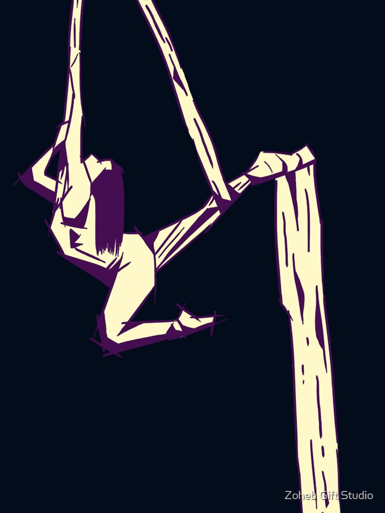 Aerial Dance Sketch 1 by Zoheb Gift Studio