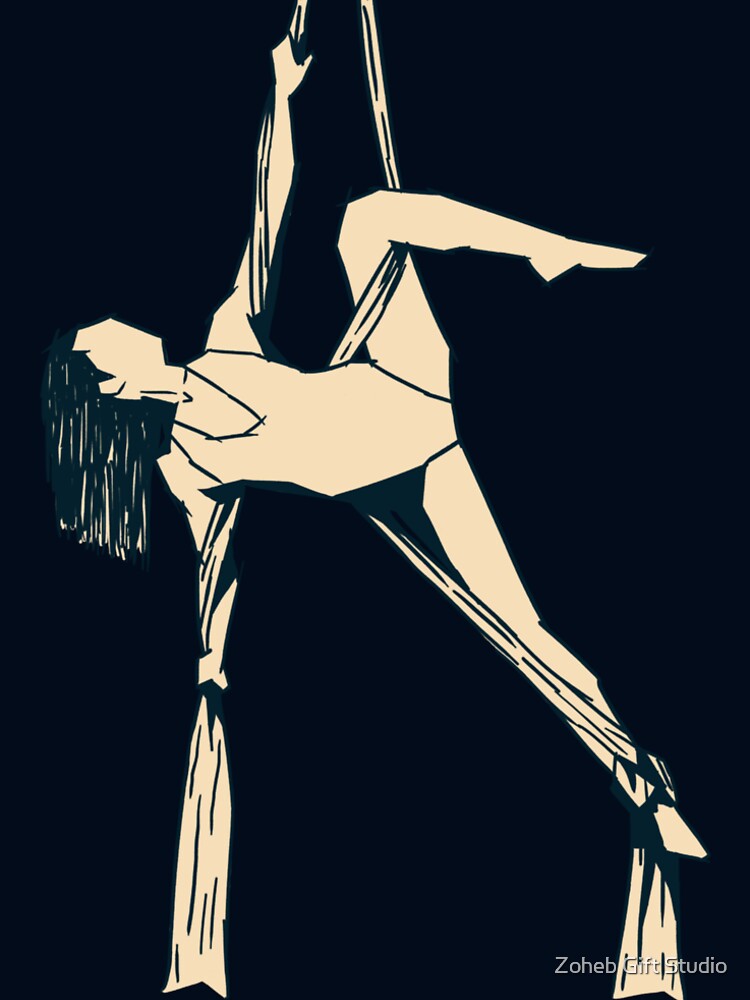 Aerial Dance Sketch 8 by Zoheb Gift Studio