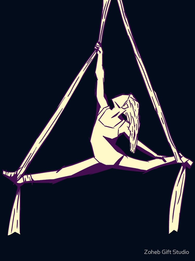 Aerial Dance Sketch 2 by Zoheb Gift Studio