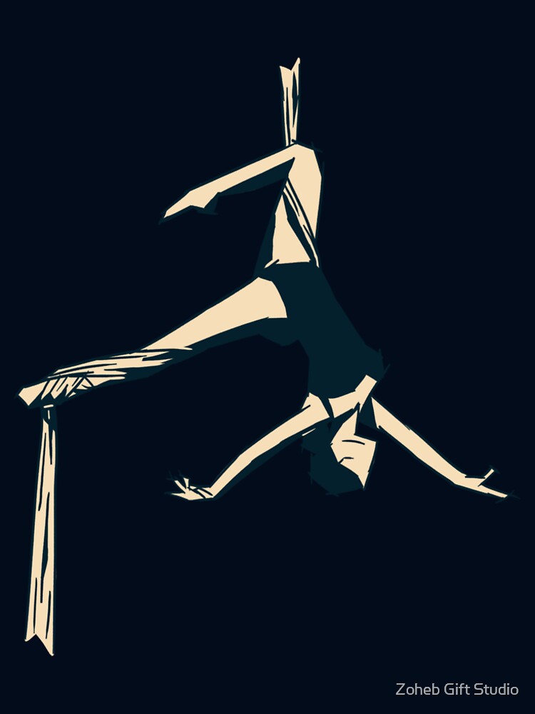 Aerial Dance Sketch 7 by Zoheb Gift Studio