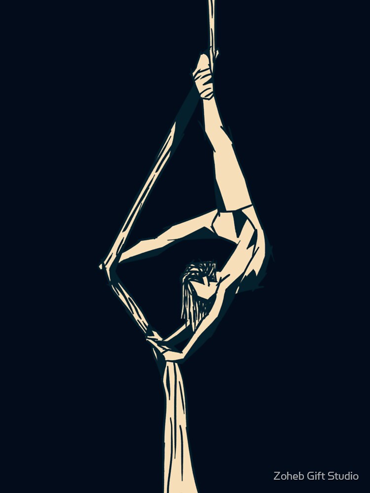 Aerial Dance Sketch 6 by Zoheb Gift Studio