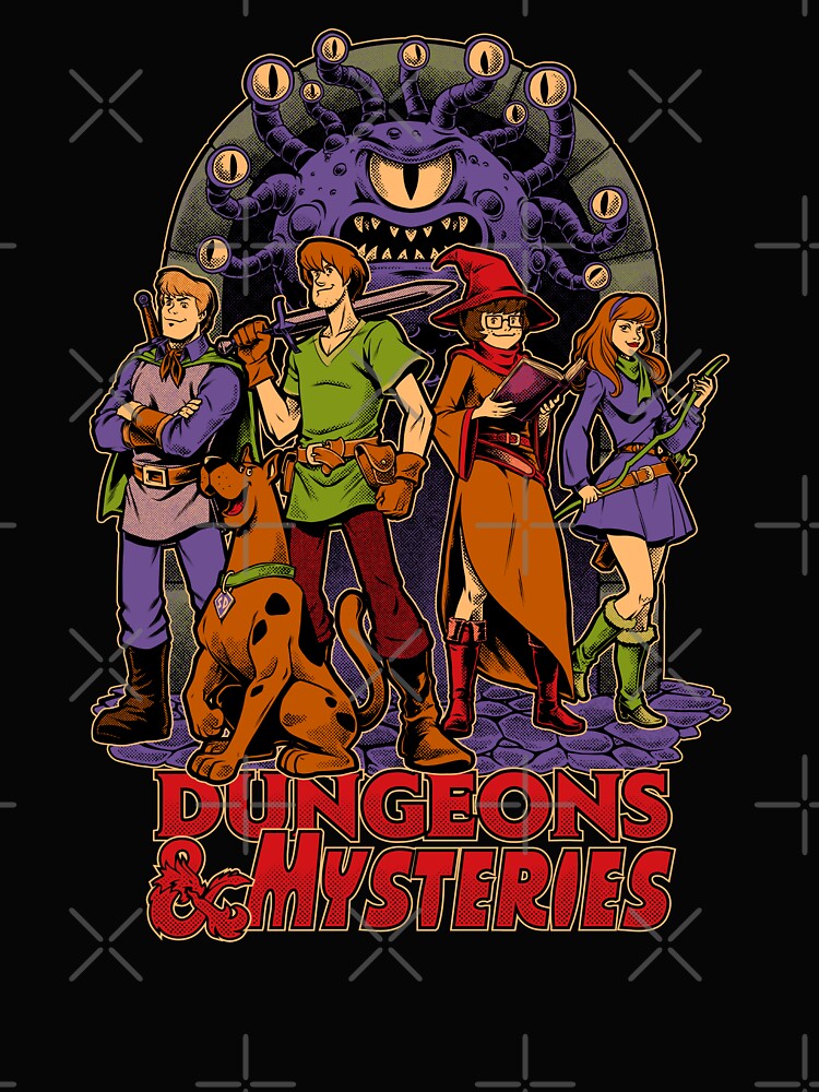 Dungeons and Mysteries - RPG Vintage Dog Cartoon by Studio Mootant