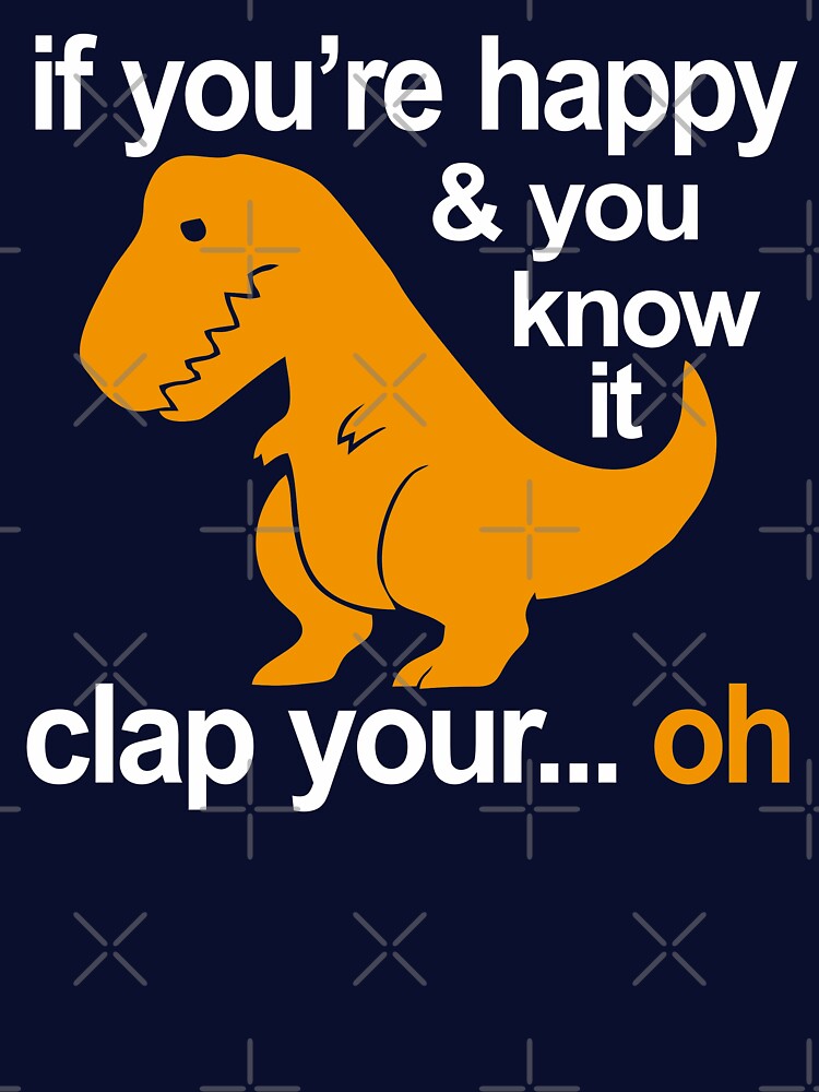 Dino Clap Your Hands: Playful T-Rex and Happy Rhymes by ozdilh