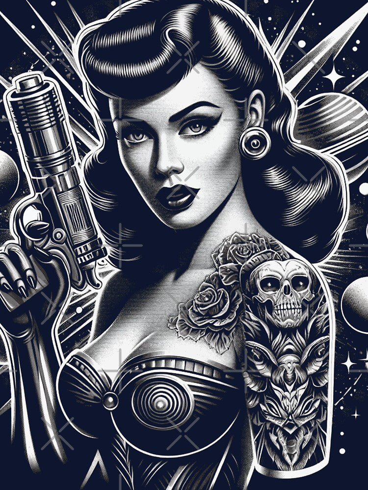 Retro SciFi girl by PulpVintage