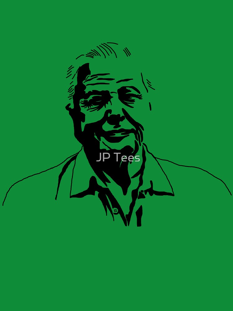 David Attenborough by JP Tees