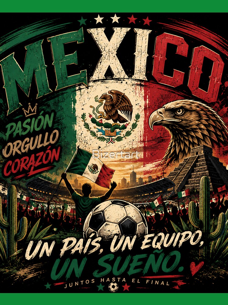 Mexico Football Passion – Vintage Soccer Fan Retro Design by Bizertart