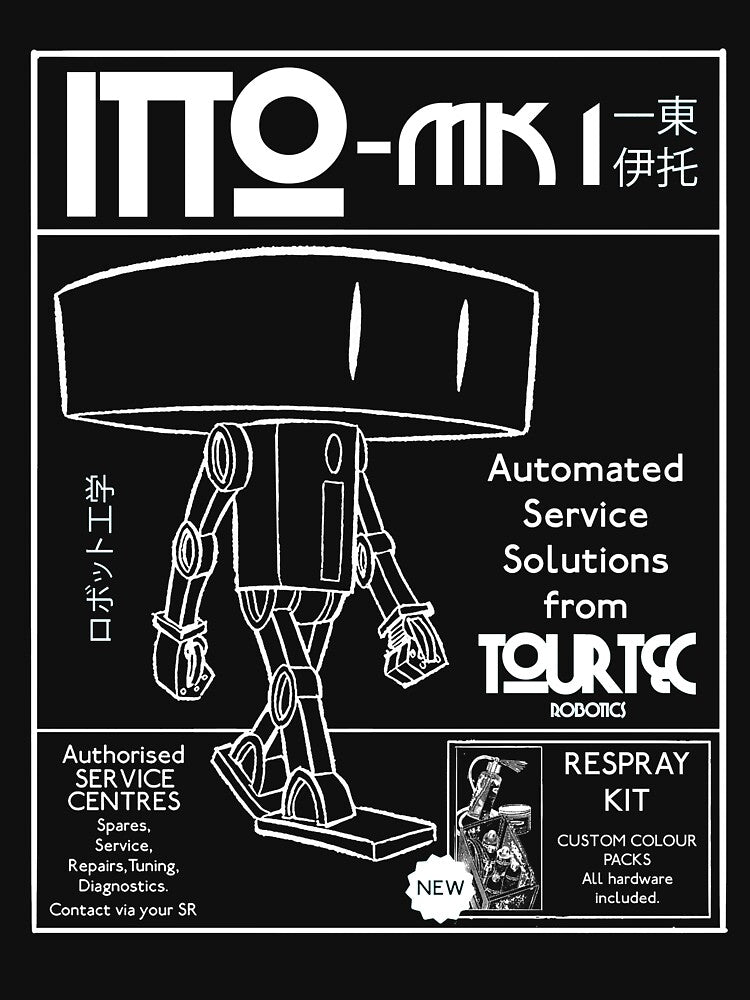 ITTO MK1 advert for a black t shirt by SE-Gear