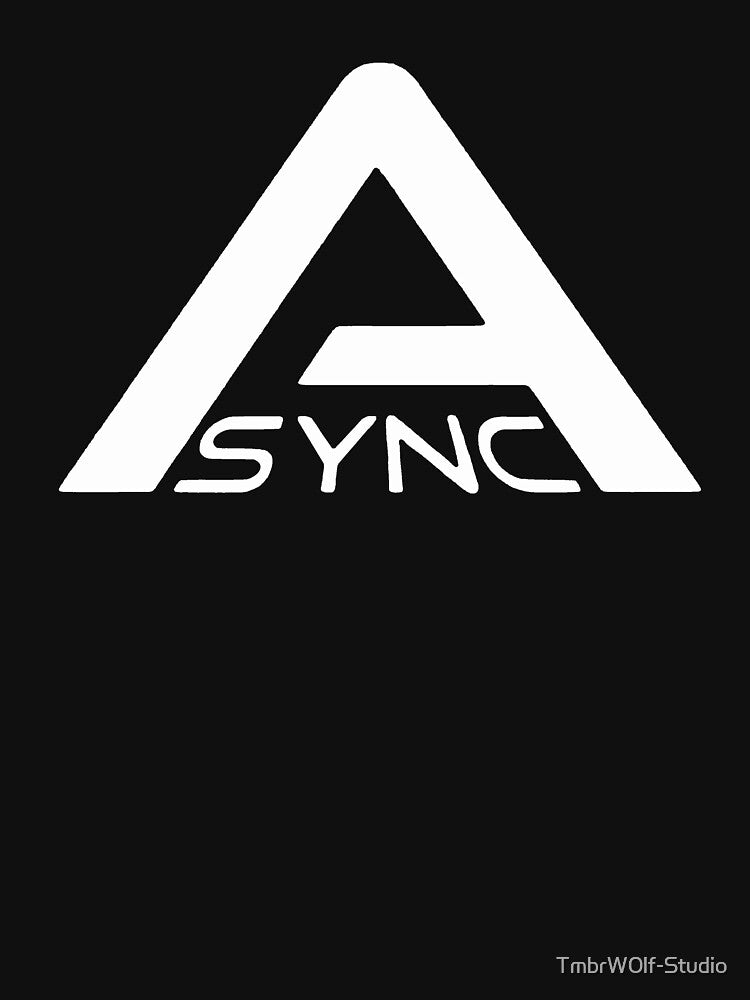 A-sync Backrooms ~ Minimalist White Emblem by TimberW0lf Studios