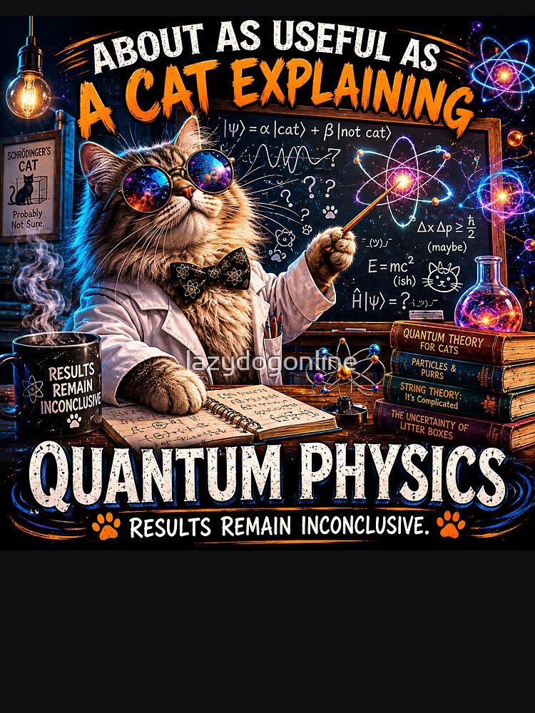 About As Useful As A Cat Explaining Quantum Physics – Results Remain Inconclusive by lazydogonline
