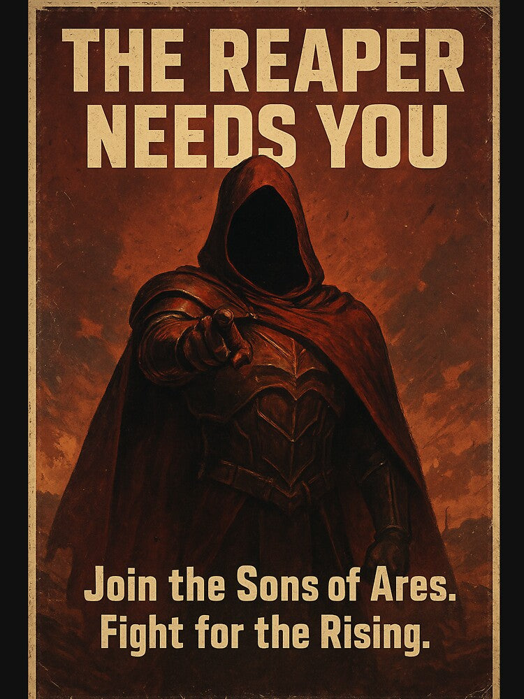 The Reaper Needs You – Red Rising Sons of Ares Recruitment Poster by Viperzx