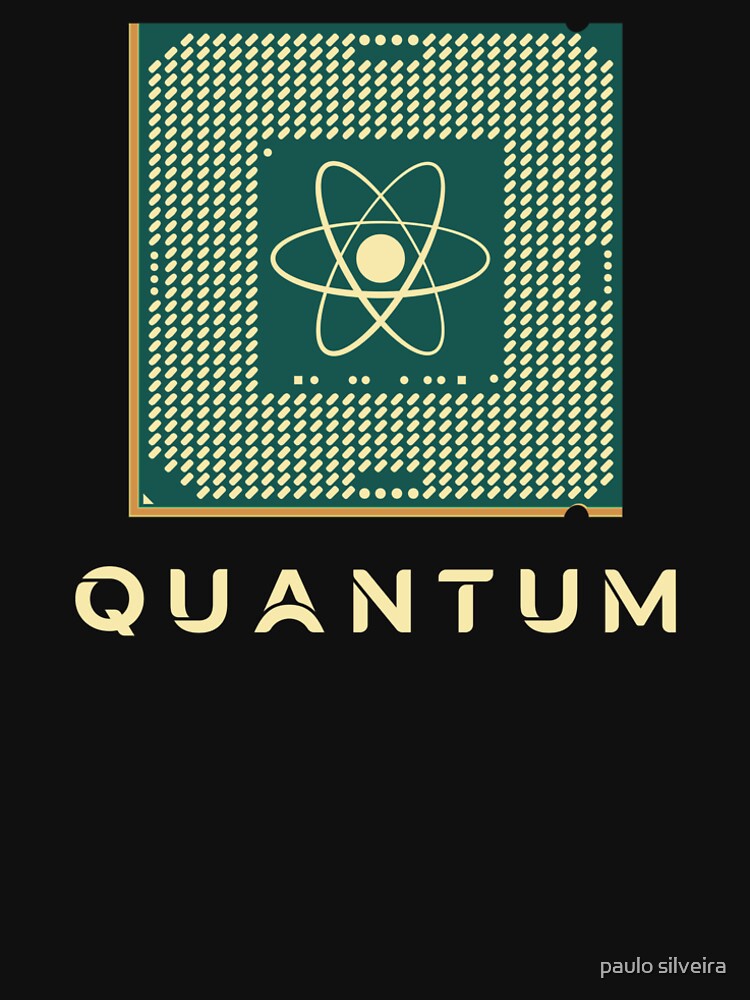 Quantum computer chip. Science lovers gift. by paulo silveira