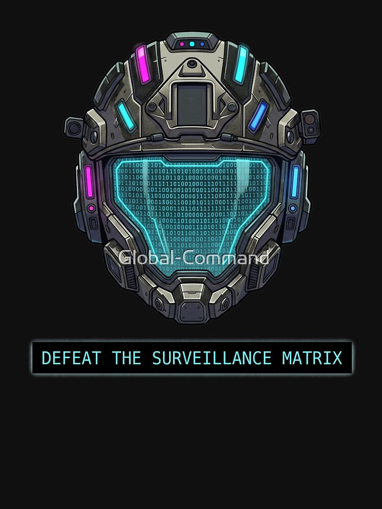 Defeat The Surveillance Matrix Cyberpunk Art by Global-Command