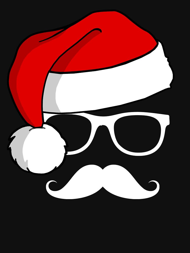 christmas Nerd mustache by ncartoon