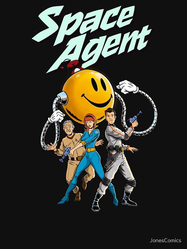 Space Agent Heroes Posed for Action by JonesComics