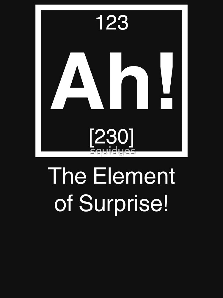 Ah! The element of surprise! by squidyes