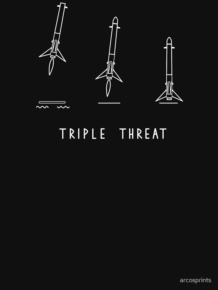 Triple Threat . Three Rocket Booster Landings by arcosprints