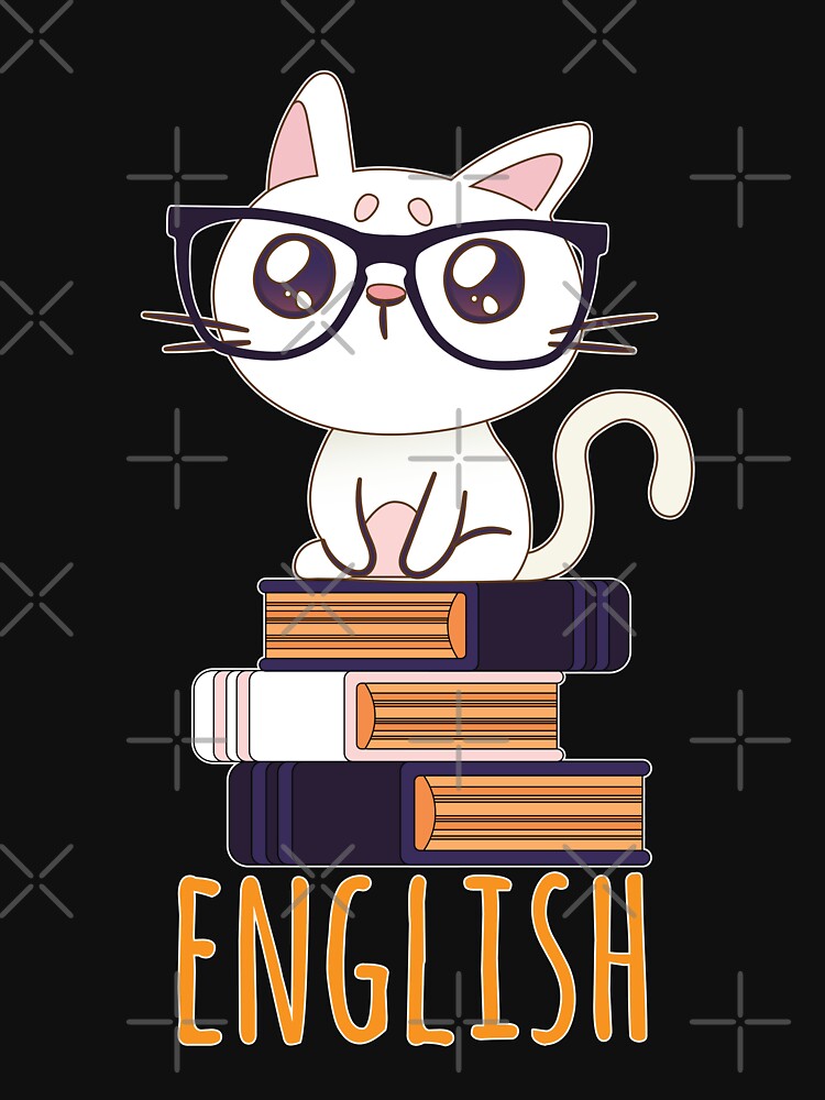 Nerd Cat English Teacher by soondoock