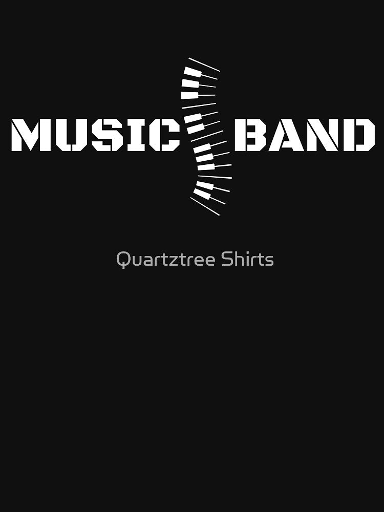 Music band piano by Quartztree Shirts