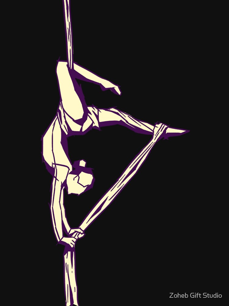 Aerial Dance Sketch 4 by Zoheb Gift Studio