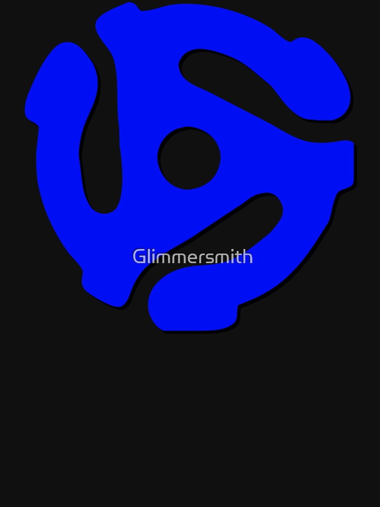 Music Geek, 45 rpm record adaptor, DJ music geek stuff by Glimmersmith