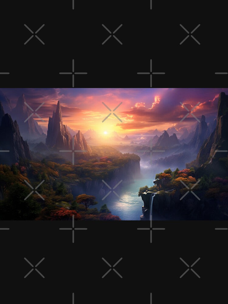Fantasy Landscape - Grand Canyon Sunset by Fantasy Masterpiece