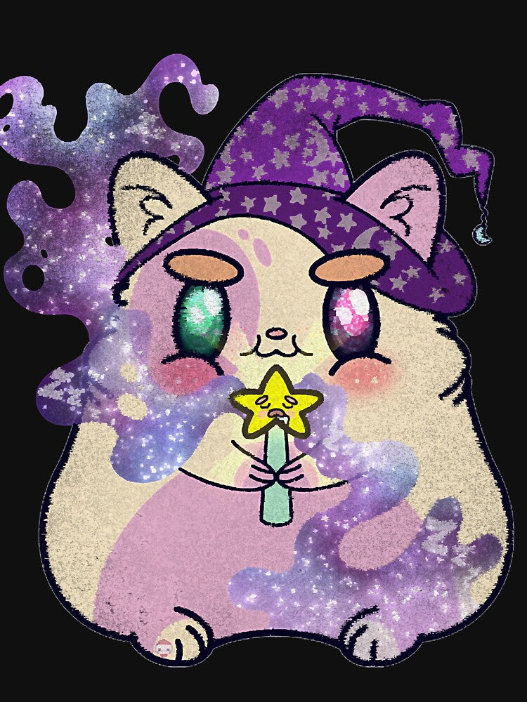 Kawaii Hamster Wizard Vintage Look by kaiNickell